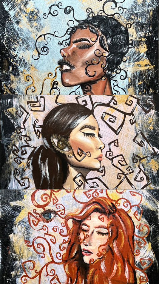 (3 piece collection) “Watch what you say”, “watch what you hear”, “watch what you see”